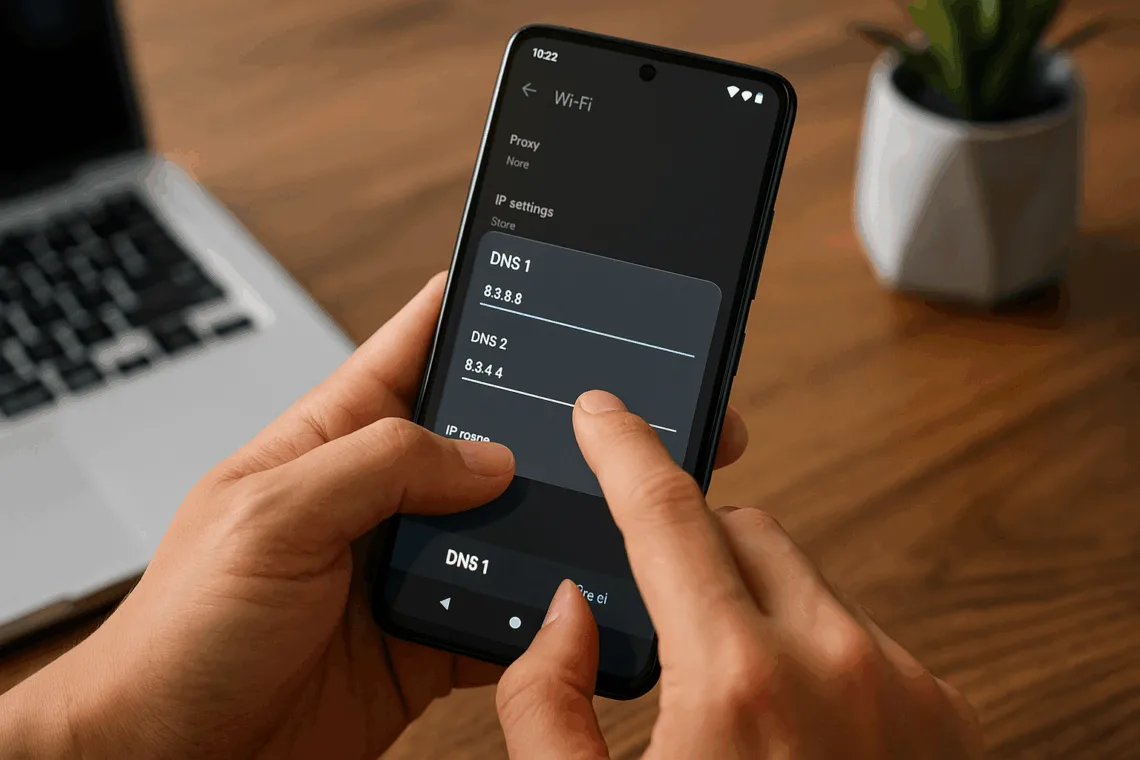 DNS ayarları 8.8 8.8 nasıl yapılır Android?, Telefonda DNS nasıl değişir?, DNS mi nasıl değiştirebilirim?, 1.1 1.1 DNS Android Nasıl Kurulur?