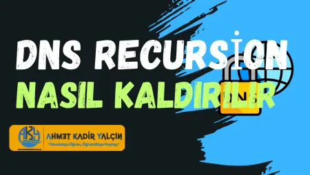 DNS Recursion Nasıl Kapatılır? (Tüm Sistemler İçin Adım Adım Rehber)